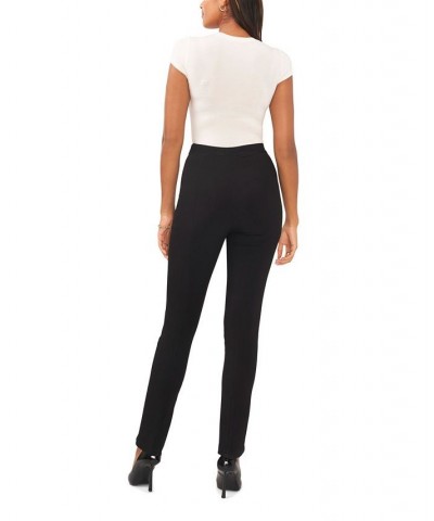 Women's Front Slit Pant Rich Black $44.69 Pants