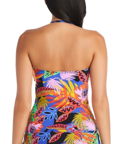 Women's Night Safari Bandeau Tankini Top & Swim Skirt Multi $33.60 Swimsuits