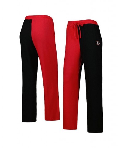 Women's Red Black Georgia Bulldogs Colorblock Cozy Tri-Blend Lounge Pants Red, Black $37.79 Pants