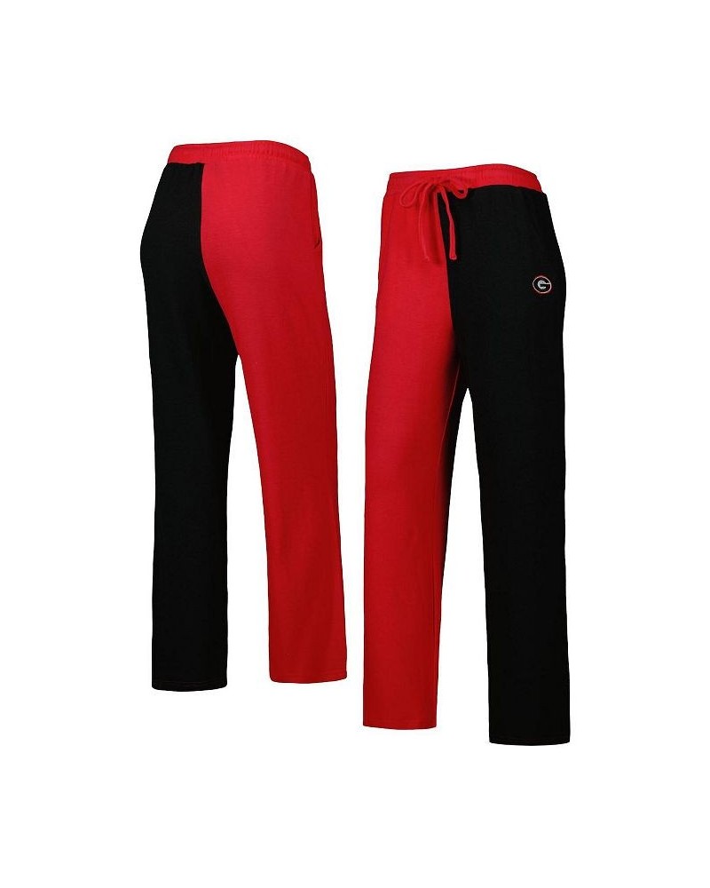 Women's Red Black Georgia Bulldogs Colorblock Cozy Tri-Blend Lounge Pants Red, Black $37.79 Pants