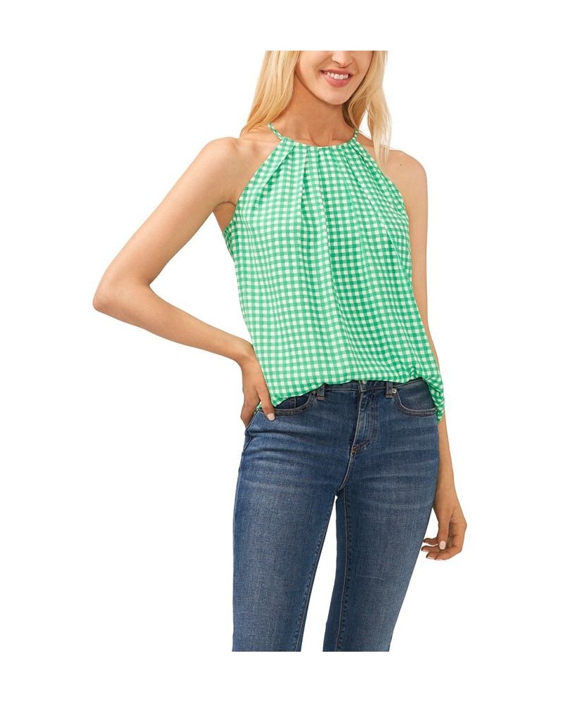 Women's Pleated Halter Top Calypso Coral $41.87 Tops