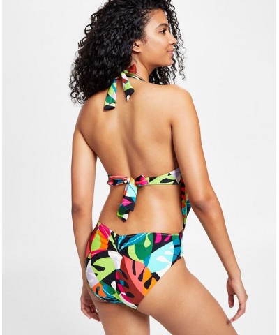 Women's Tropical Dreams Cowlneck One-Piece Swimsuit Multi $42.64 Swimsuits