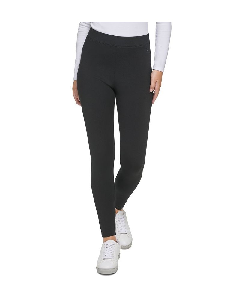 Women's High-Rise Full-Length Leggings Black $30.00 Pants