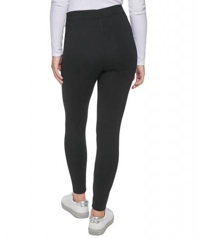 Women's High-Rise Full-Length Leggings Black $30.00 Pants