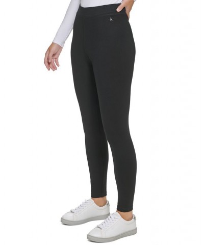 Women's High-Rise Full-Length Leggings Black $30.00 Pants