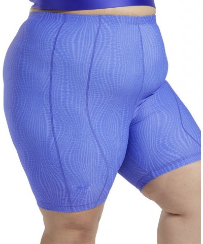 x Cardi B Plus Size High-Waisted Bike Shorts Purple $15.28 Shorts