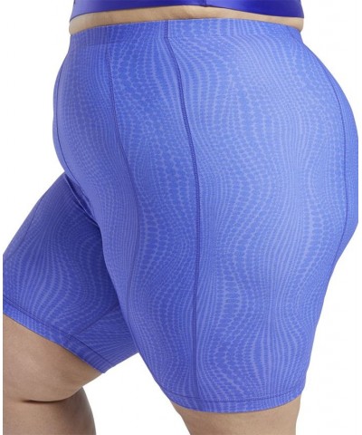 x Cardi B Plus Size High-Waisted Bike Shorts Purple $15.28 Shorts