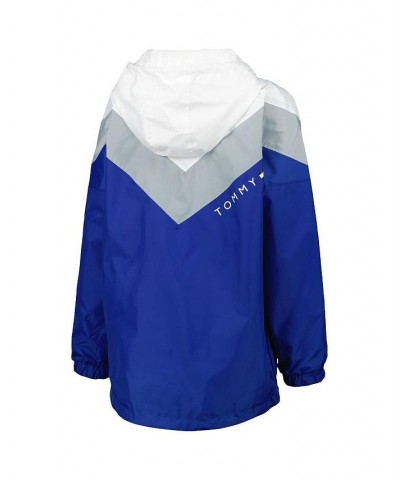 Women's Blue Silver Tampa Bay Lightning Staci Half-Zip Windbreaker Jacket Blue, Silver $54.00 Jackets