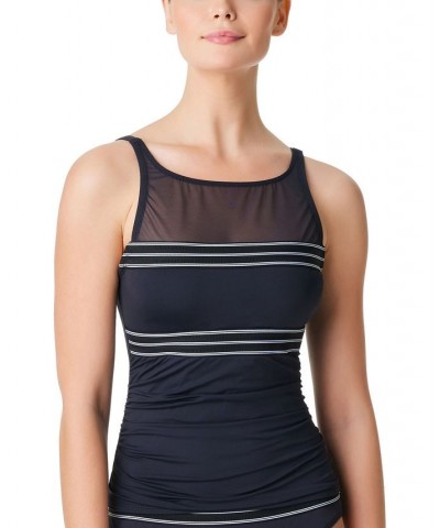 Women's Off The Grid Tankini Top & Matching Bottoms Black $51.48 Swimsuits
