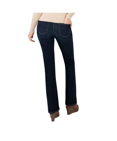 Women's The Curvy Mid Rise Bootcut Jeans Indigo $27.73 Jeans