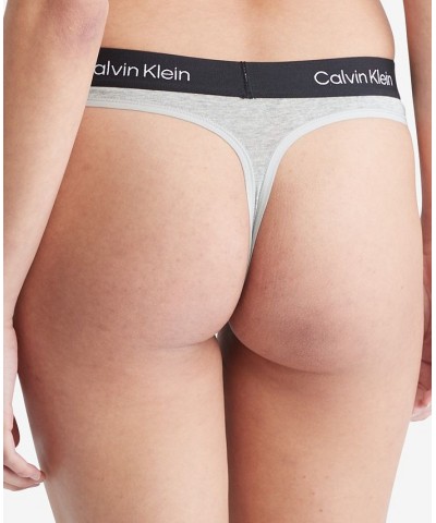 Women's 1996 Modern Thong Underwear QF7221 Gray $9.98 Panty