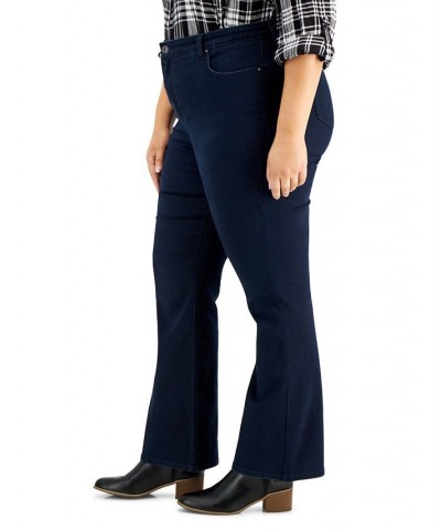 Plus & Petite Plus Size Tummy-Control Bootcut Jeans Blue $12.80 Jeans