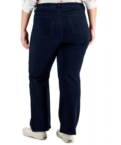 Plus & Petite Plus Size Tummy-Control Bootcut Jeans Blue $12.80 Jeans