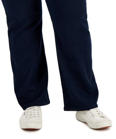 Plus & Petite Plus Size Tummy-Control Bootcut Jeans Blue $12.80 Jeans