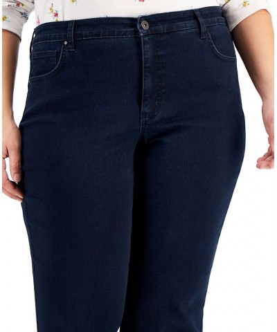 Plus & Petite Plus Size Tummy-Control Bootcut Jeans Blue $12.80 Jeans