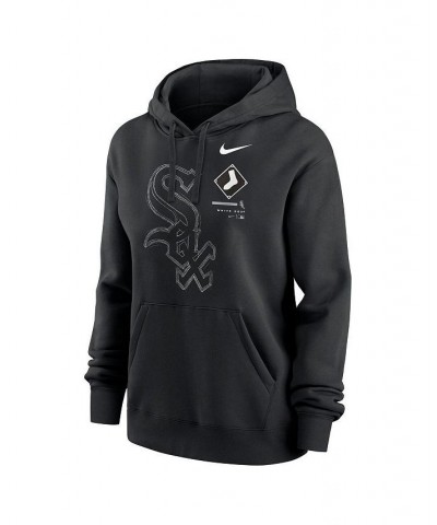 Women's Black Chicago White Sox Big Game Pullover Hoodie Black $36.55 Sweatshirts