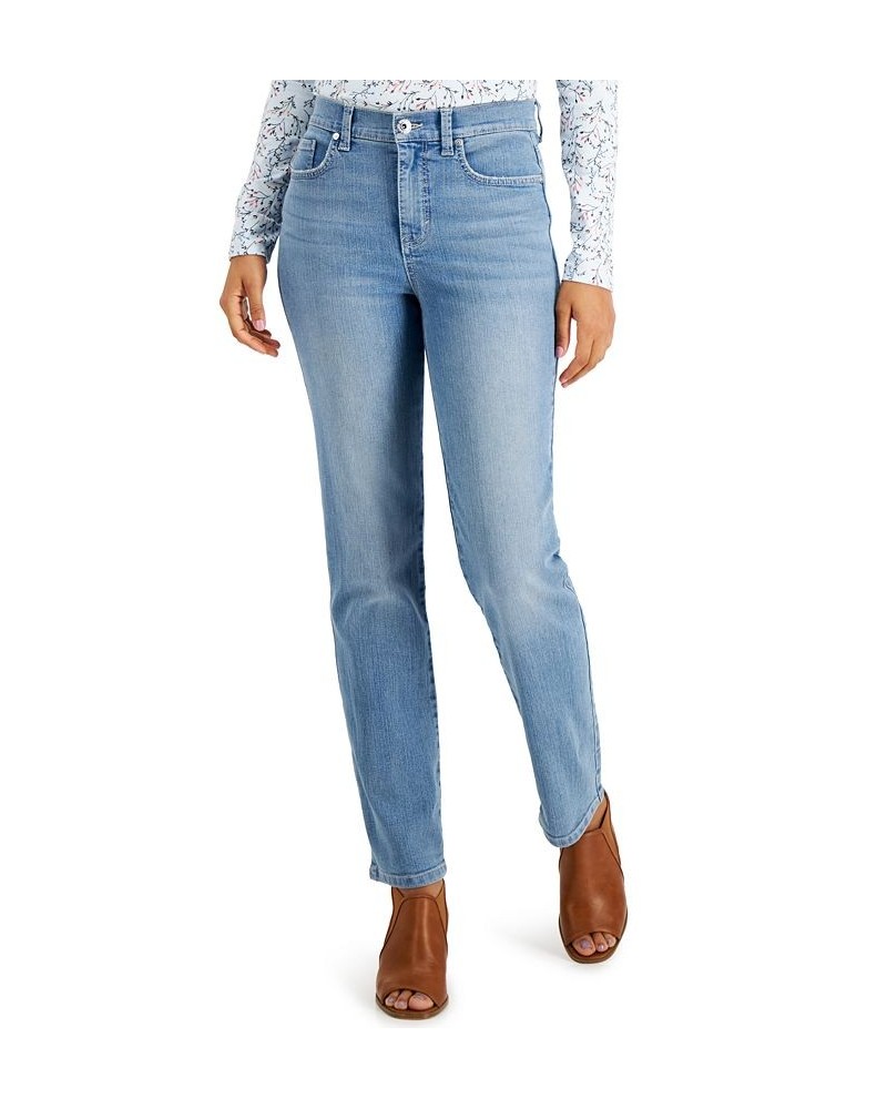 Women's Curvy-Fit High Rise Straight-Leg Jeans Astor $13.20 Jeans