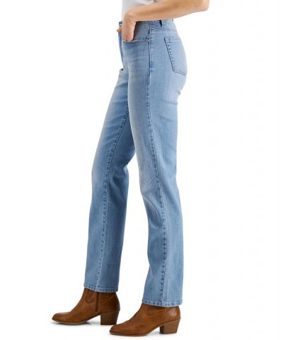 Women's Curvy-Fit High Rise Straight-Leg Jeans Astor $13.20 Jeans