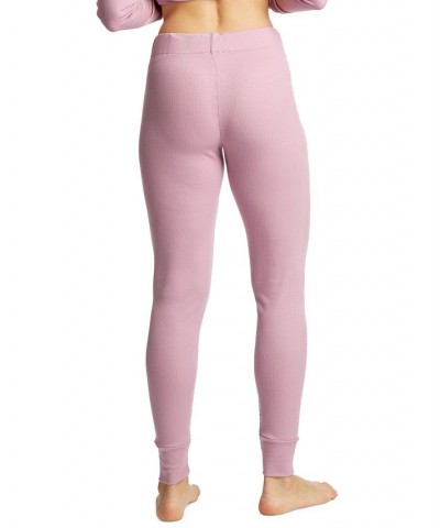 Women's Soft Ribbed Jogger Pant Red $31.72 Sleepwear