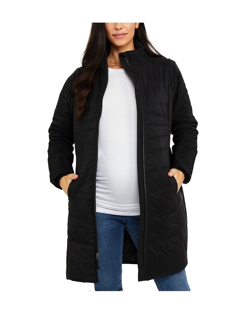 Core Puffer Maternity Jacket Black $47.96 Jackets