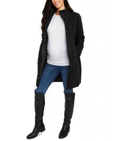 Core Puffer Maternity Jacket Black $47.96 Jackets