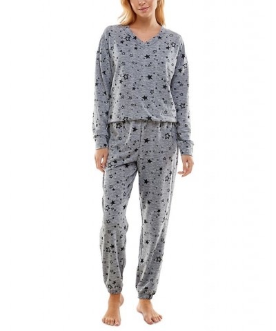 Women's Butterknit Printed Pajamas Set Excellent Stars Tradewinds $14.35 Sleepwear