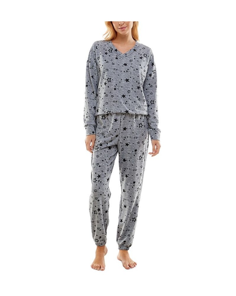 Women's Butterknit Printed Pajamas Set Excellent Stars Tradewinds $14.35 Sleepwear