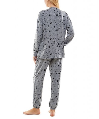 Women's Butterknit Printed Pajamas Set Excellent Stars Tradewinds $14.35 Sleepwear