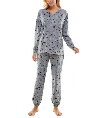 Women's Butterknit Printed Pajamas Set Excellent Stars Tradewinds $14.35 Sleepwear