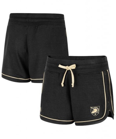 Women's Black Army Black Knights Lil Sebastian Tri-Blend Shorts Black $24.77 Shorts