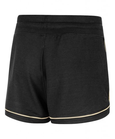 Women's Black Army Black Knights Lil Sebastian Tri-Blend Shorts Black $24.77 Shorts