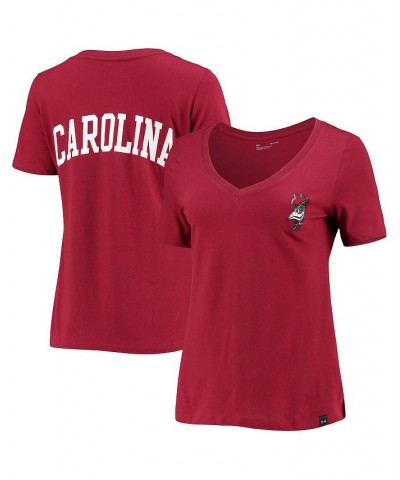 Women's Garnet South Carolina Gamecocks Vault V-Neck T-shirt Garnet $23.99 Tops