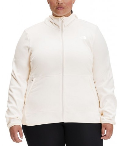 Plus Size Canyonlands Hooded Zippered Sweatshirt White $38.15 Sweatshirts
