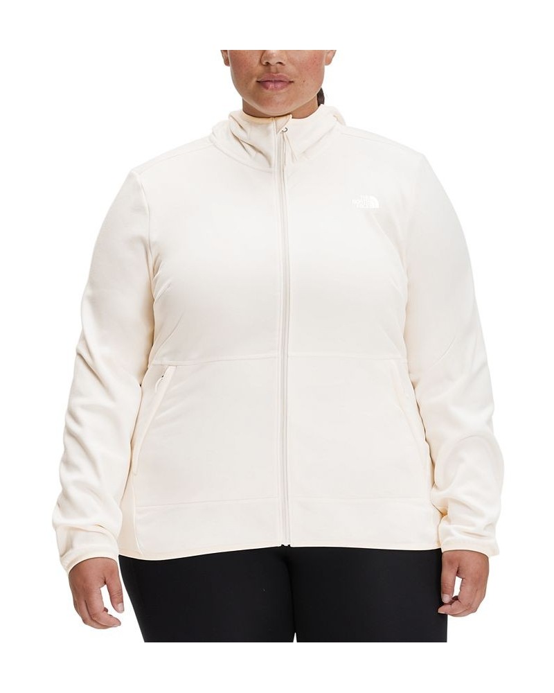 Plus Size Canyonlands Hooded Zippered Sweatshirt White $38.15 Sweatshirts