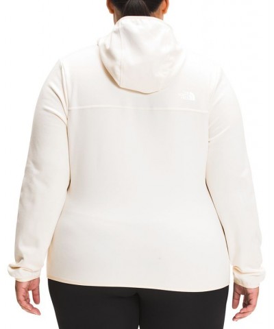 Plus Size Canyonlands Hooded Zippered Sweatshirt White $38.15 Sweatshirts