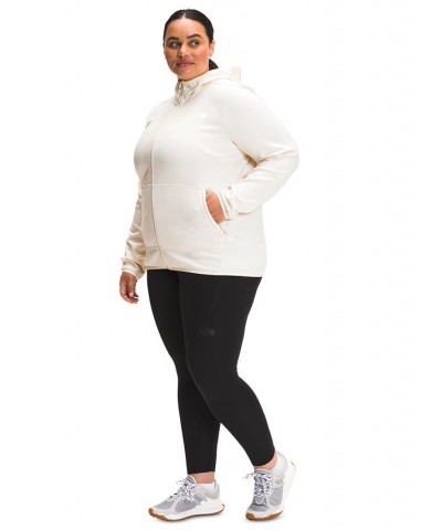 Plus Size Canyonlands Hooded Zippered Sweatshirt White $38.15 Sweatshirts