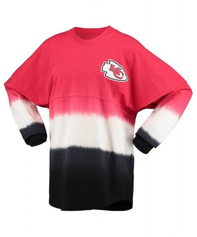 Women's Branded Red White Kansas City Chiefs Ombre Long Sleeve T-shirt Red, White $35.70 Tops