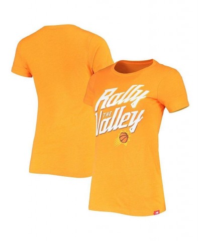 Women's Heathered Orange Phoenix Suns Rally the Valley Davis T-shirt Heathered Orange $24.74 Tops