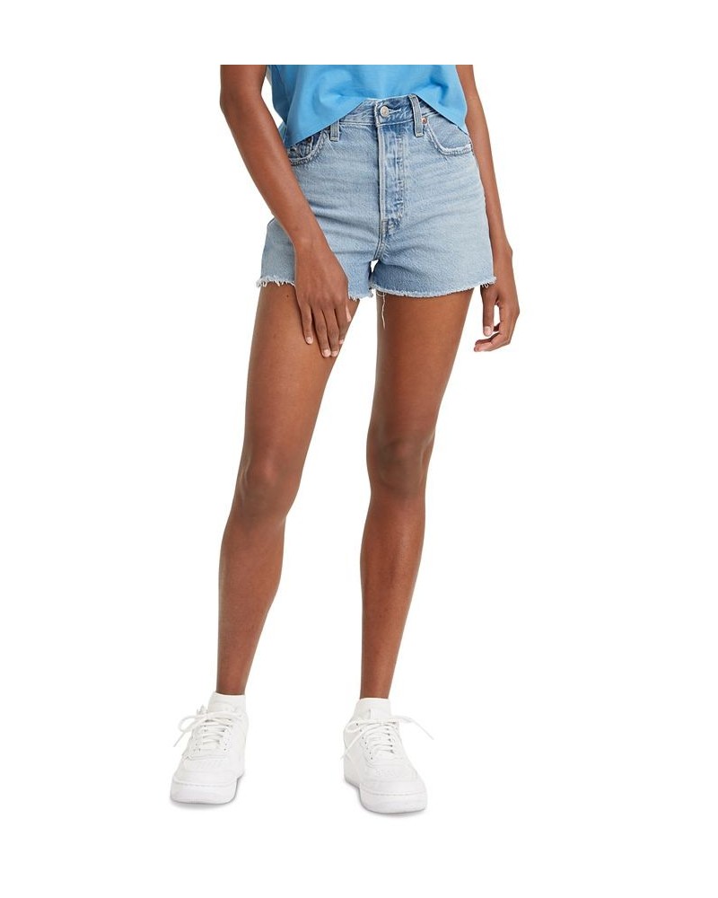 Women's Ribcage Frayed Denim Shorts Bernal Frost $41.34 Shorts