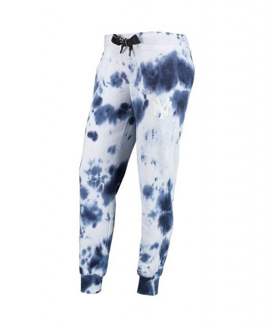 Women's White Navy New York Yankees Melody Tie-Dye Jogger Pants White, Navy $36.00 Pants