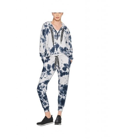 Women's White Navy New York Yankees Melody Tie-Dye Jogger Pants White, Navy $36.00 Pants