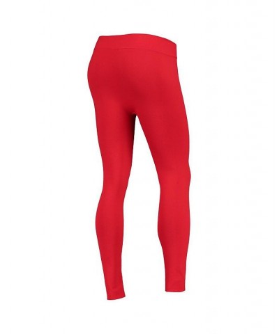 Women's Scarlet Nebraska Huskers Fleece-Lined Leggings Scarlet $14.35 Pants