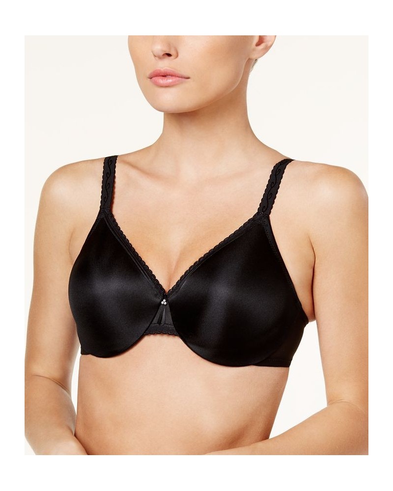 Full Figure Simple Shaping Minimizer Bra 857109 Black $33.32 Bras