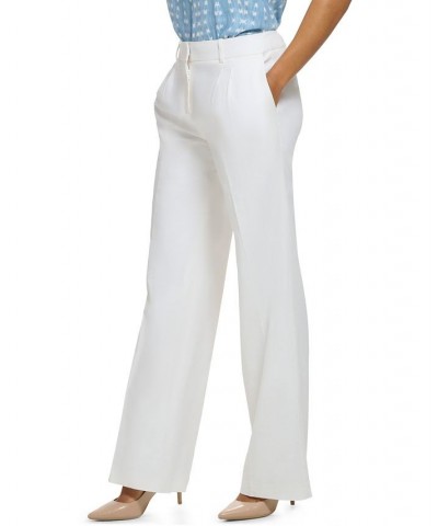 Women's Wide Leg Linen Pants Cream $34.80 Pants