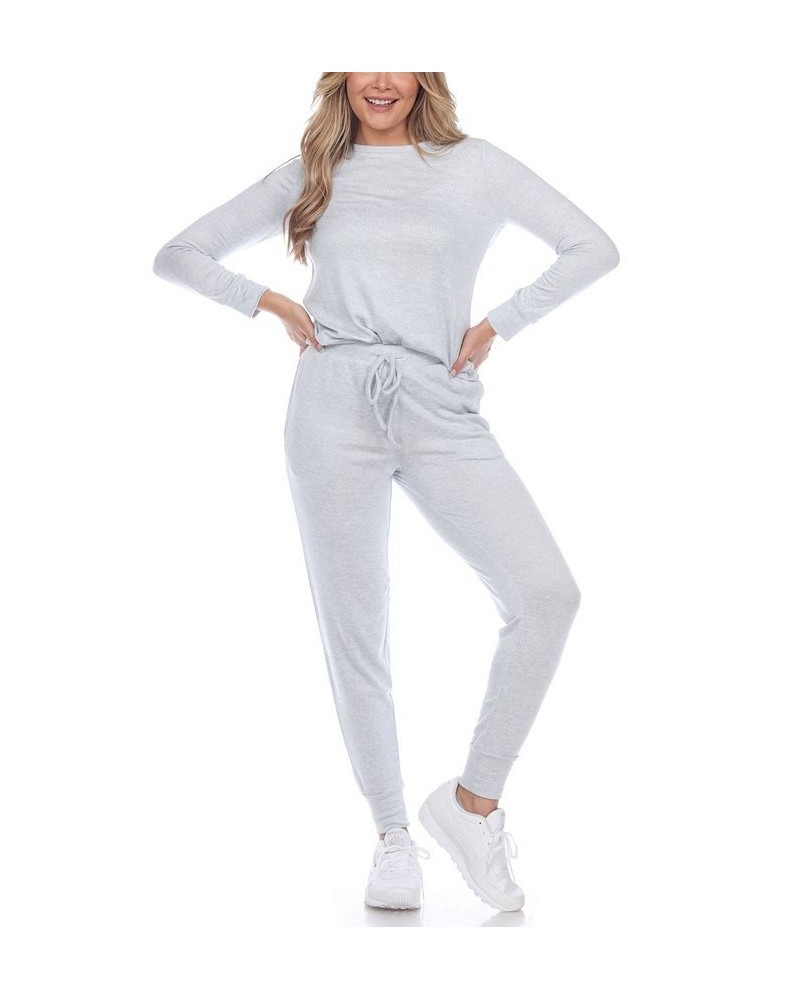 Women's 2pc Loungewear Set Light Blue $21.56 Sleepwear