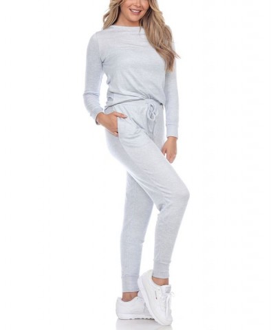 Women's 2pc Loungewear Set Light Blue $21.56 Sleepwear