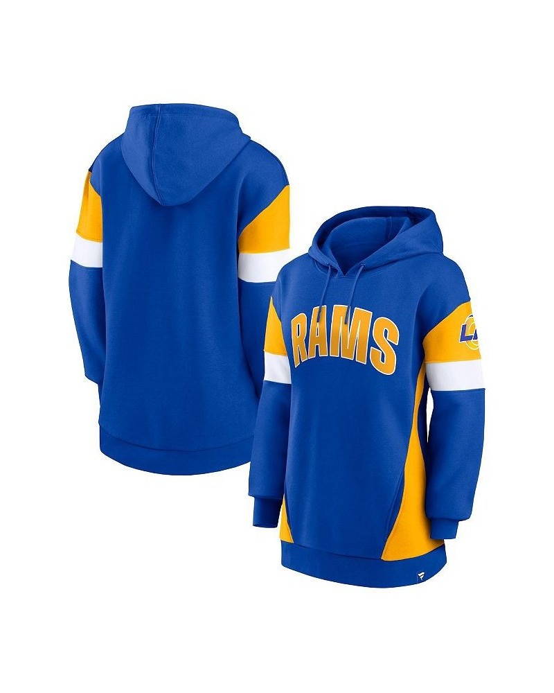 Women's Branded Royal Gold Los Angeles Rams Lock It Down Pullover Hoodie Royal, Gold $26.65 Sweatshirts