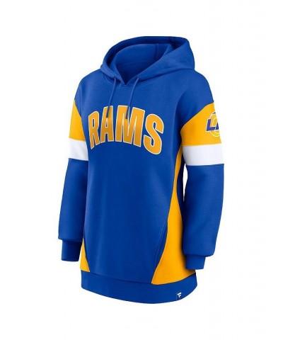 Women's Branded Royal Gold Los Angeles Rams Lock It Down Pullover Hoodie Royal, Gold $26.65 Sweatshirts