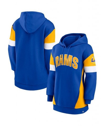 Women's Branded Royal Gold Los Angeles Rams Lock It Down Pullover Hoodie Royal, Gold $26.65 Sweatshirts