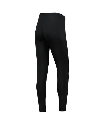 Women's Black Brooklyn Nets Stadium Leggings Black $22.00 Pants